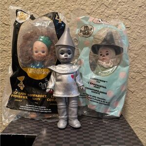 Madame Alexander Wizard of Oz McDonald’s Tin Man, The Scarecrow, & The Lion